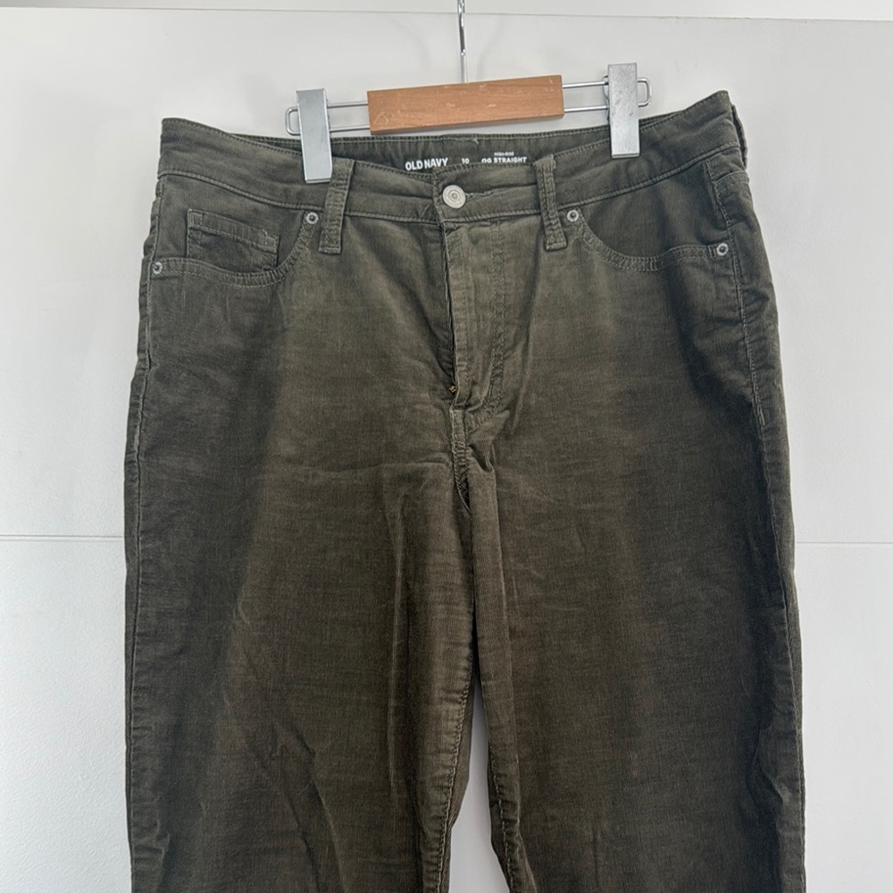 Old Navy Olive Corduroy Pants